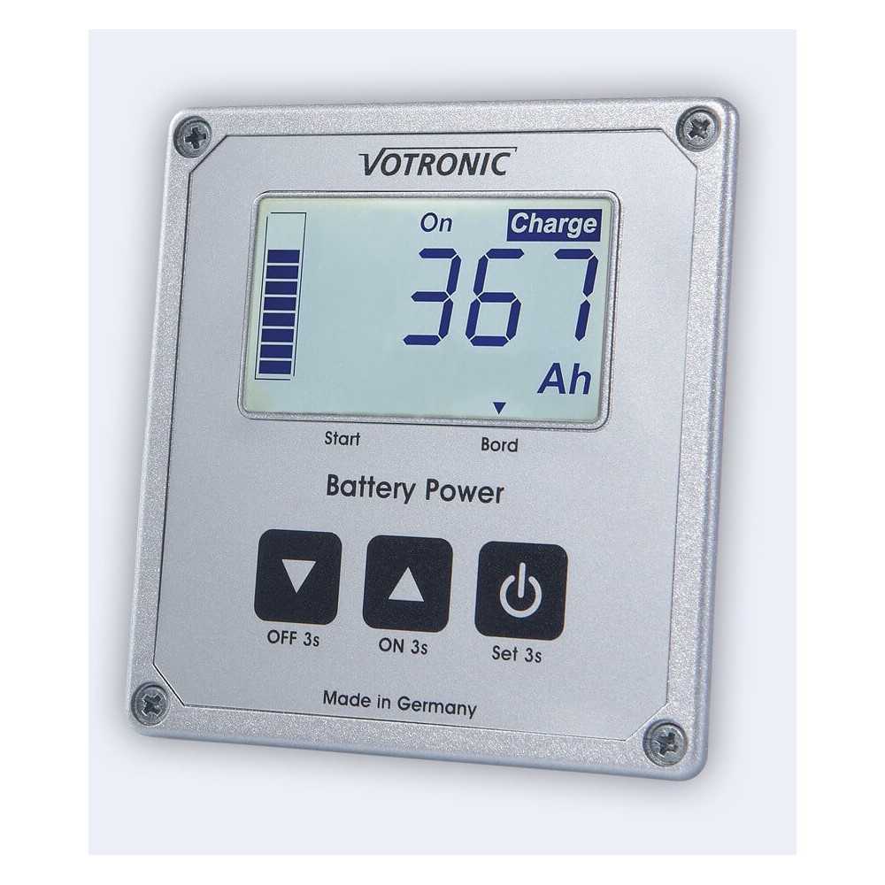 Ordinateur de batterie Votronic LCD 200S avec shunt intelligent