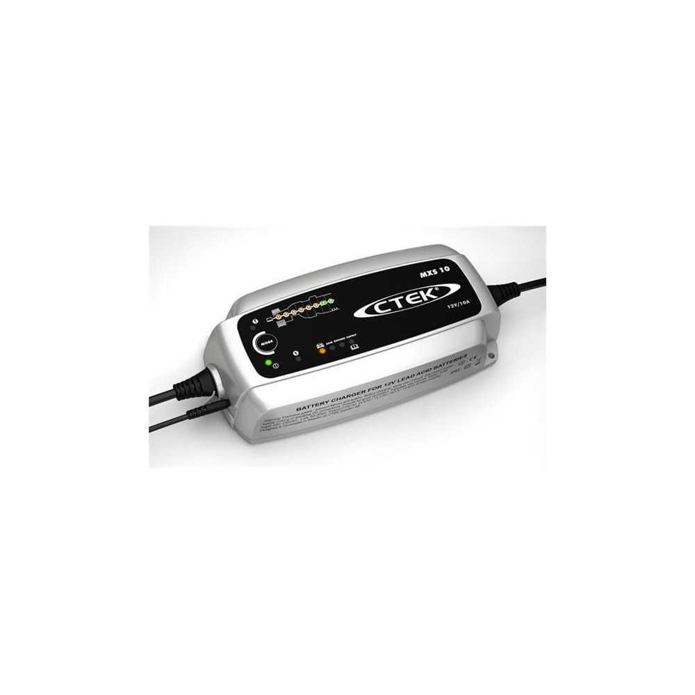 Chargeur de batterie CTEK MXS10 - charge sécurisée des batteries 12 V