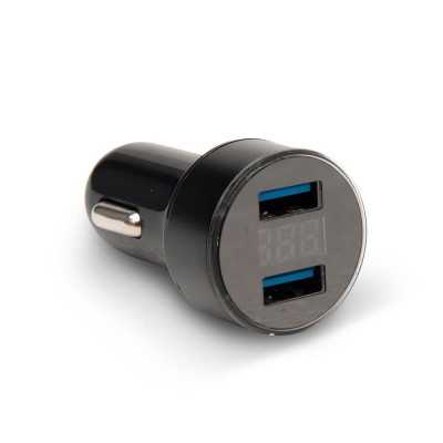 Cigarette lighter plug with USB connection