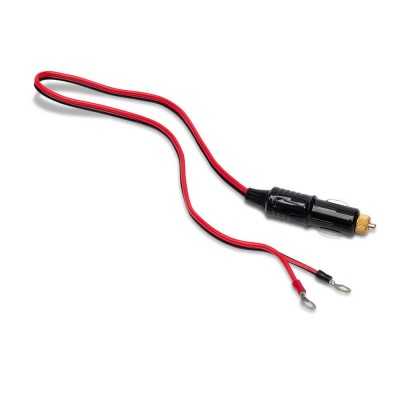 Cigarette lighter plug with connection cable