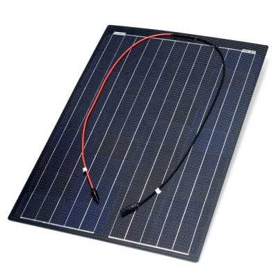 Modules solaires : panneau solaire 100 W noir marin