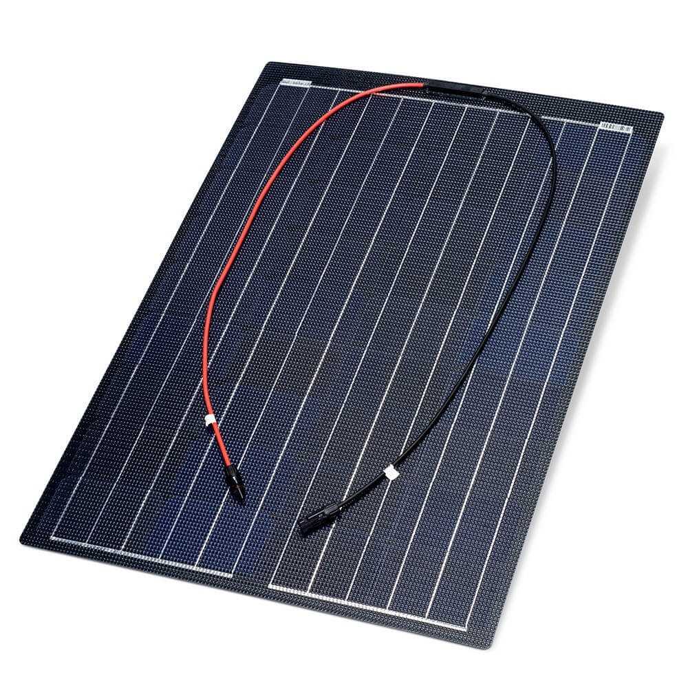 Modules solaires : panneau solaire 100 W noir marin