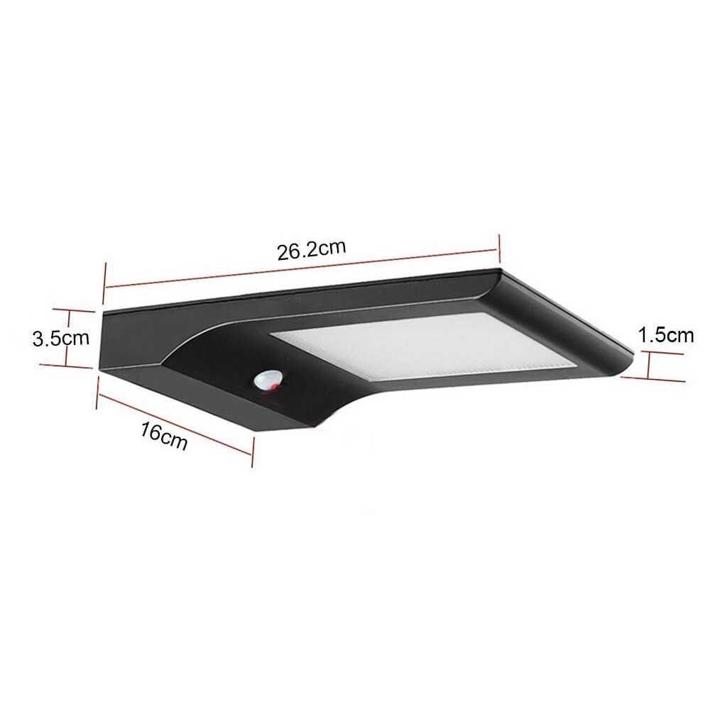 2.5W-Solar-LED-Lampe mit Bewegungssensor. 2.5W-Solar-LED-Lampe mit Bewegungssensor.