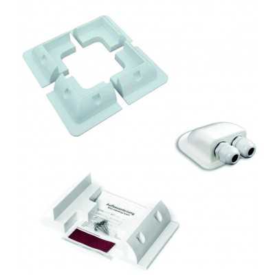 Kit de montage blanc&nbsp;: spoiler d'angle - connecteur - passage de toit