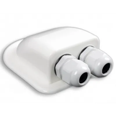 Kit de montage blanc&nbsp;: spoiler d'angle - connecteur - passage de toit