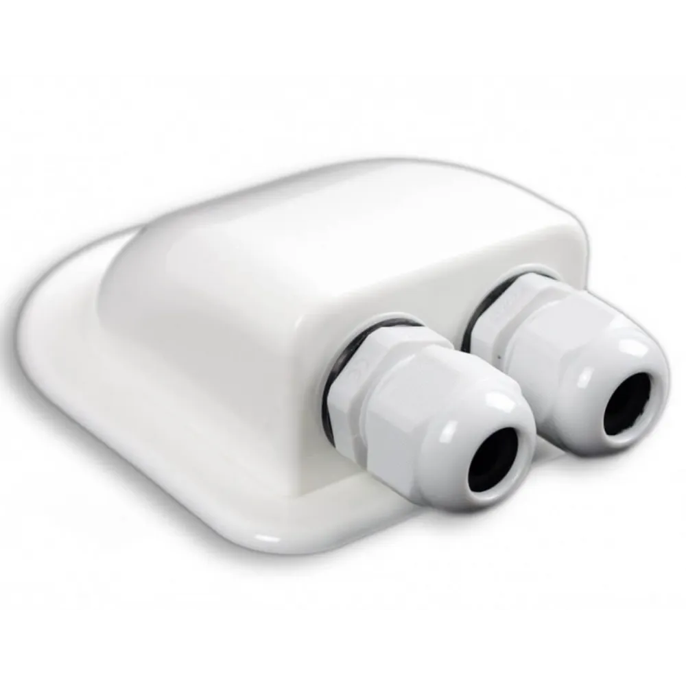 Kit de montage blanc&nbsp;: spoiler d'angle - connecteur - passage de toit