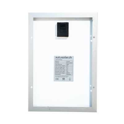 Monokristallines Solarpanel 50W - Solarmodul - Solarplatte 50 Watt