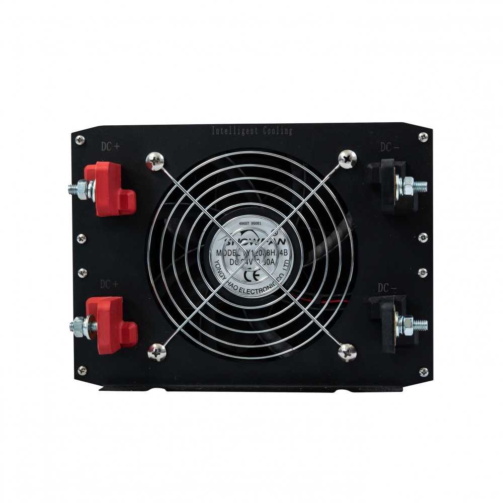 Onduleur solaire 4000 W avec bypass - Onde sinusoïdale pure - 24 V à 230 V