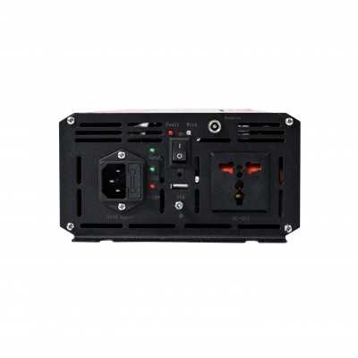 Onduleur solaire 2000 W avec by-pass - Onde sinusoïdale pure - 12 V à 230 V