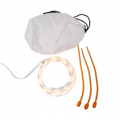 Handliche LED Lichterkette mit warmweissem Licht