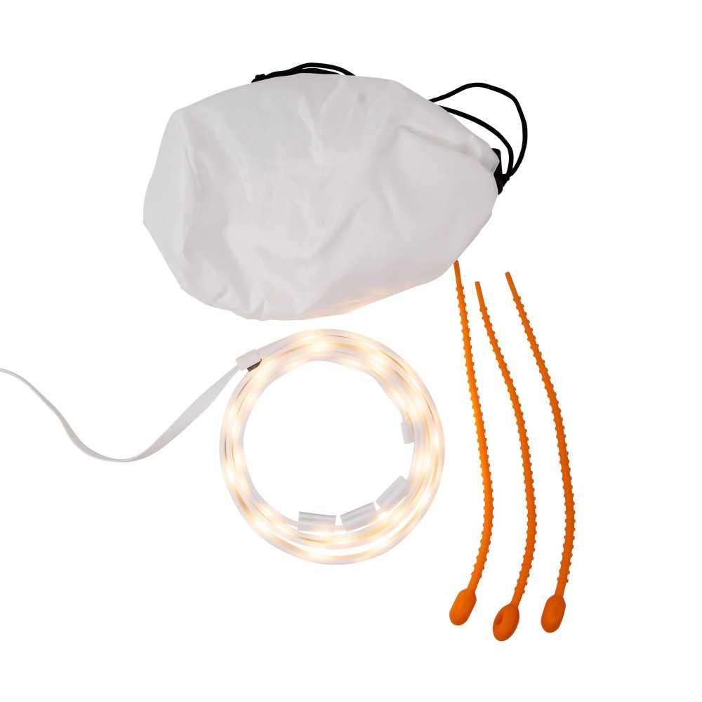 Guirlande lumineuse LED pratique à lumière blanche chaude