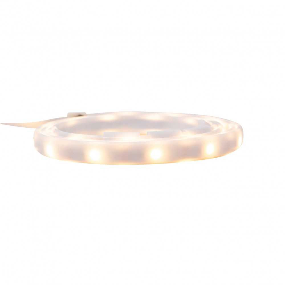 Handy LED string lights with warm white light