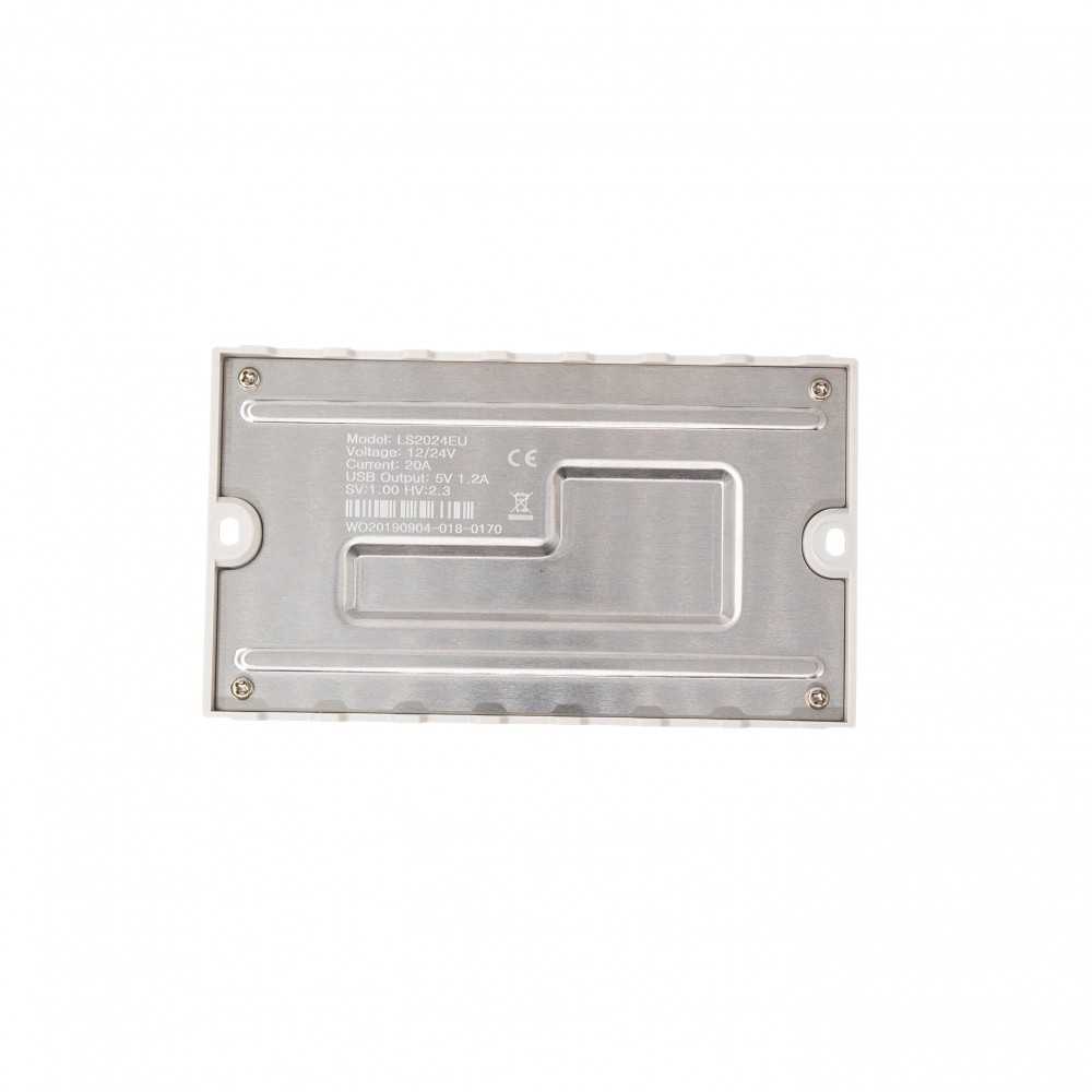 Contrôleur de charge solaire PWM 20A série LS EU pour systèmes 12V ou 24V