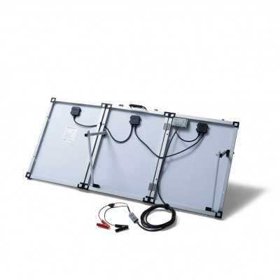 150W Solarkoffer MONO mit Laderegler und Kabel - Solarset 150 Watt