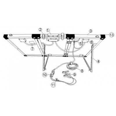 Solar set 150W solar case monocrystalline with 10A MPPT charge controller