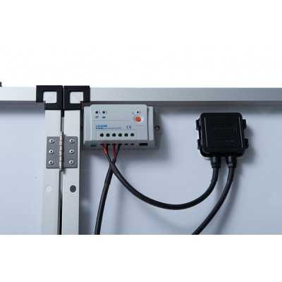 150W Solarkoffer MONO mit Laderegler und Kabel - Solarset 150 Watt