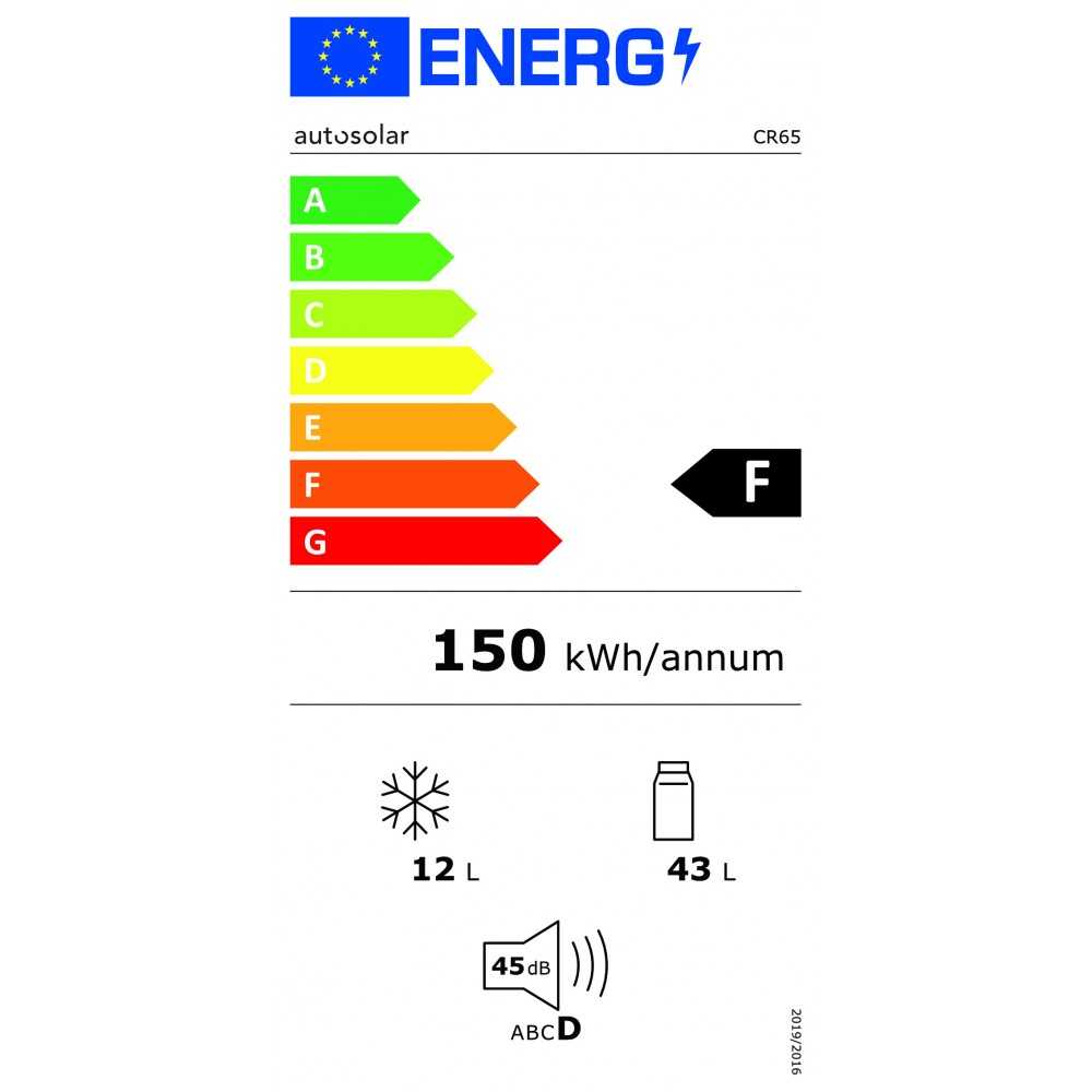 AutoSolar Solarkühlschrank 65L - Kompressorkühlschrank 65 Liter AutoSolar Solarkühlschrank 65L - Kompressorkühlschrank 65 Liter