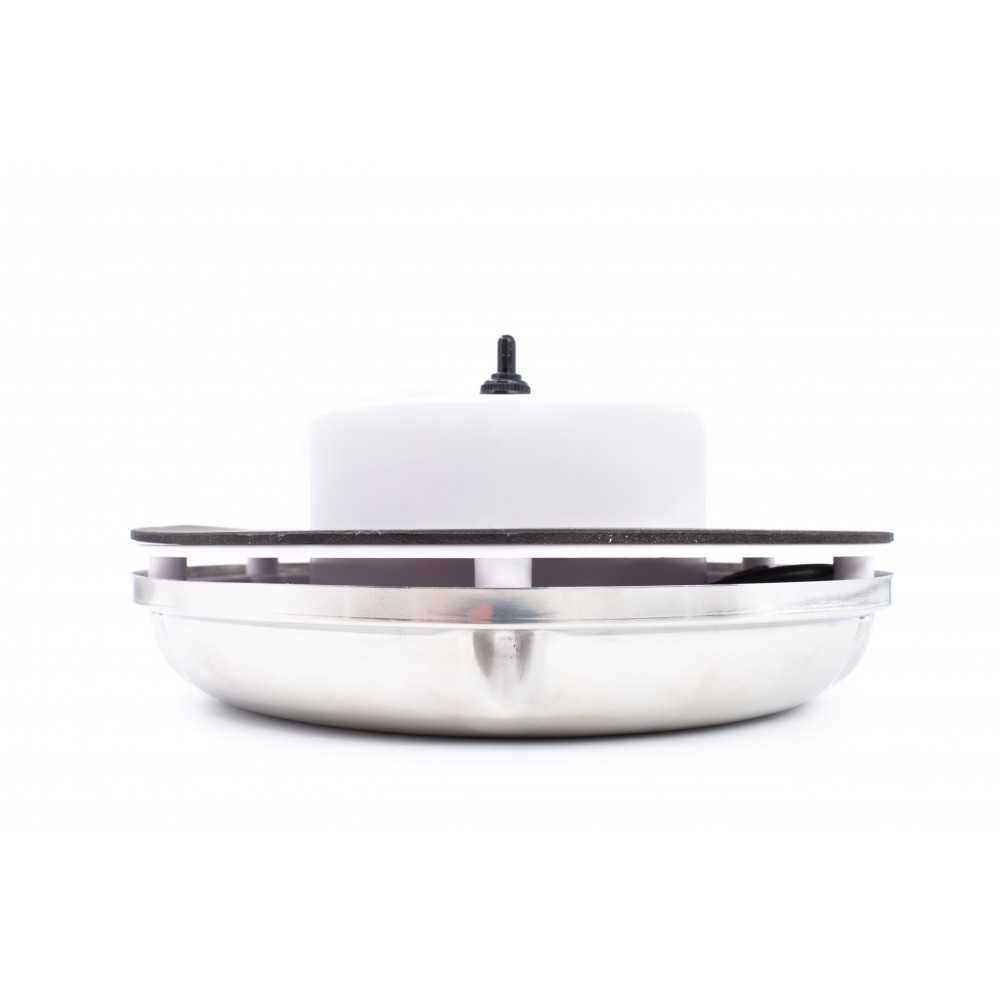 Ventilateur solaire pour camping, bateau ou abri de jardin – batterie au lithium incluse