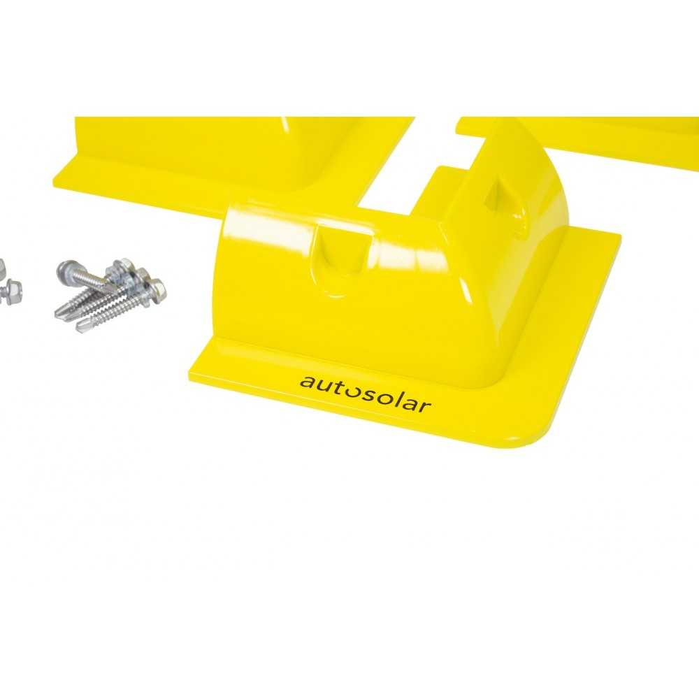 4 corner brackets for mounting framed solar modules - corner spoilers