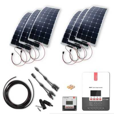 Solaranlage 960W 24V flexibel mit 60A MPPT Laderegler