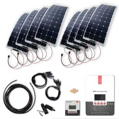 Solarset 1280W 24V flexibel mit 60A MPPT Laderegler