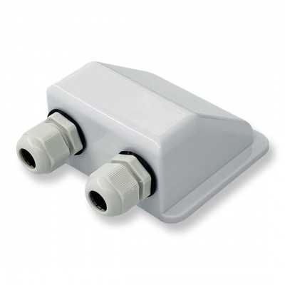 Passe-câbles double pour câbles solaires - couleurs variées