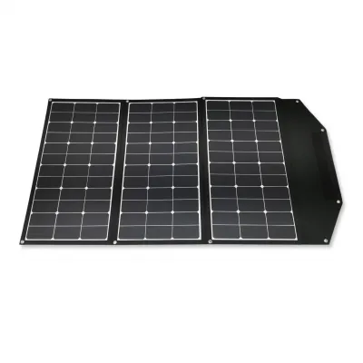 Effizientes Solarmodul 180W: Faltbarer Solarkoffer 180W flexibel - inkl. Ladegerät und Anschlussklemmen