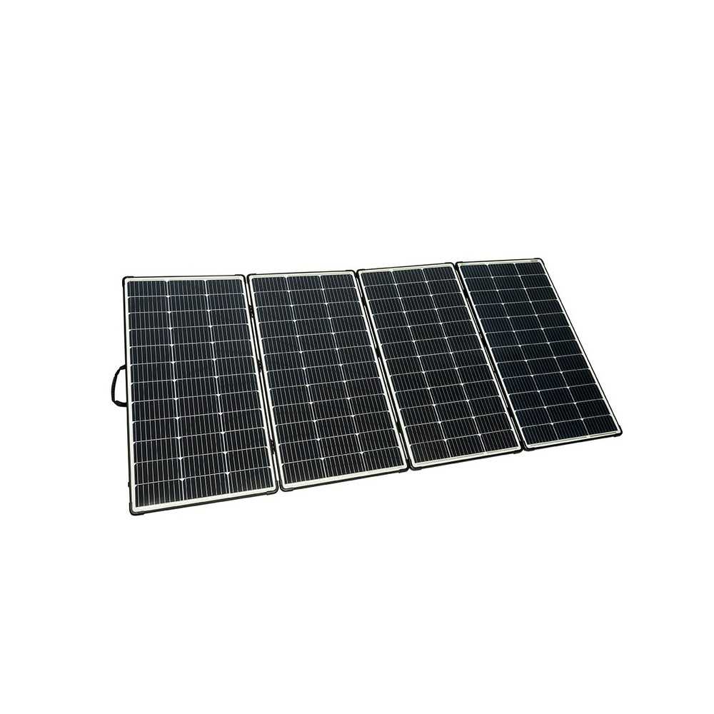 Valise solaire de 440 watts, avec contrôleur de charge, pliable