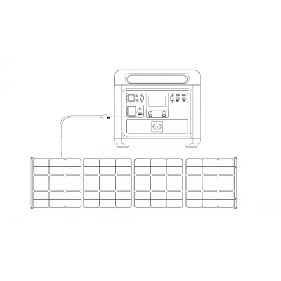 Solargenerator 1200 (1228Wh) - mobiler Generator mit 1800W Sinus-Wechselrichter