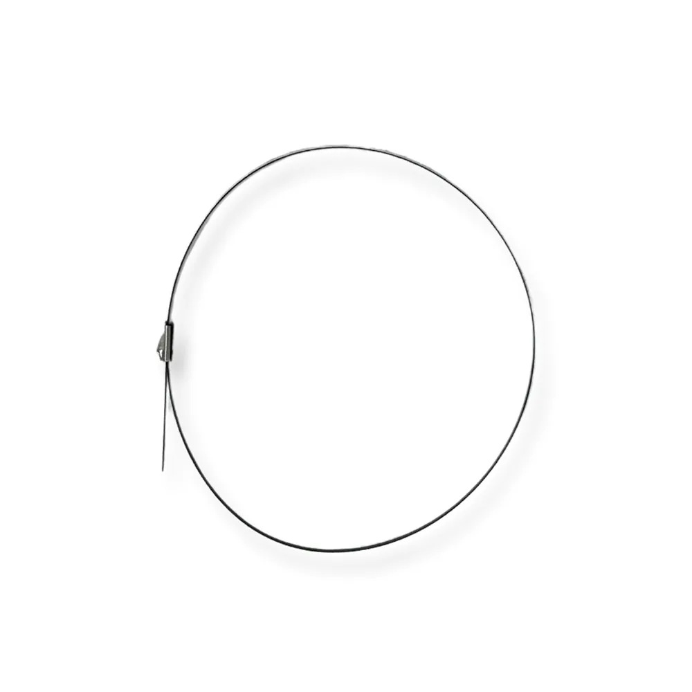 Kit de fixation pour balcon avec 12 attaches de câble en acier inoxydable.