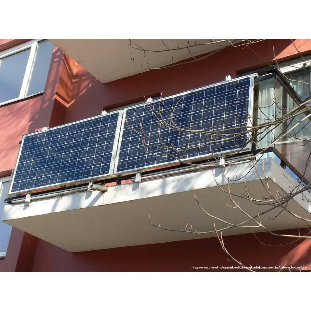 Balkonsolar 375W flex - Plug & Play Solaranlage mit APP