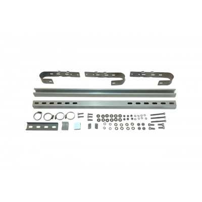 Kit de montage pour balcon avec 1 module jusqu'à une largeur de cadre de 166 cm.