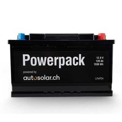 Lithium-Batterie 120Ah - LiFePo4 Solarbatterie mit App
