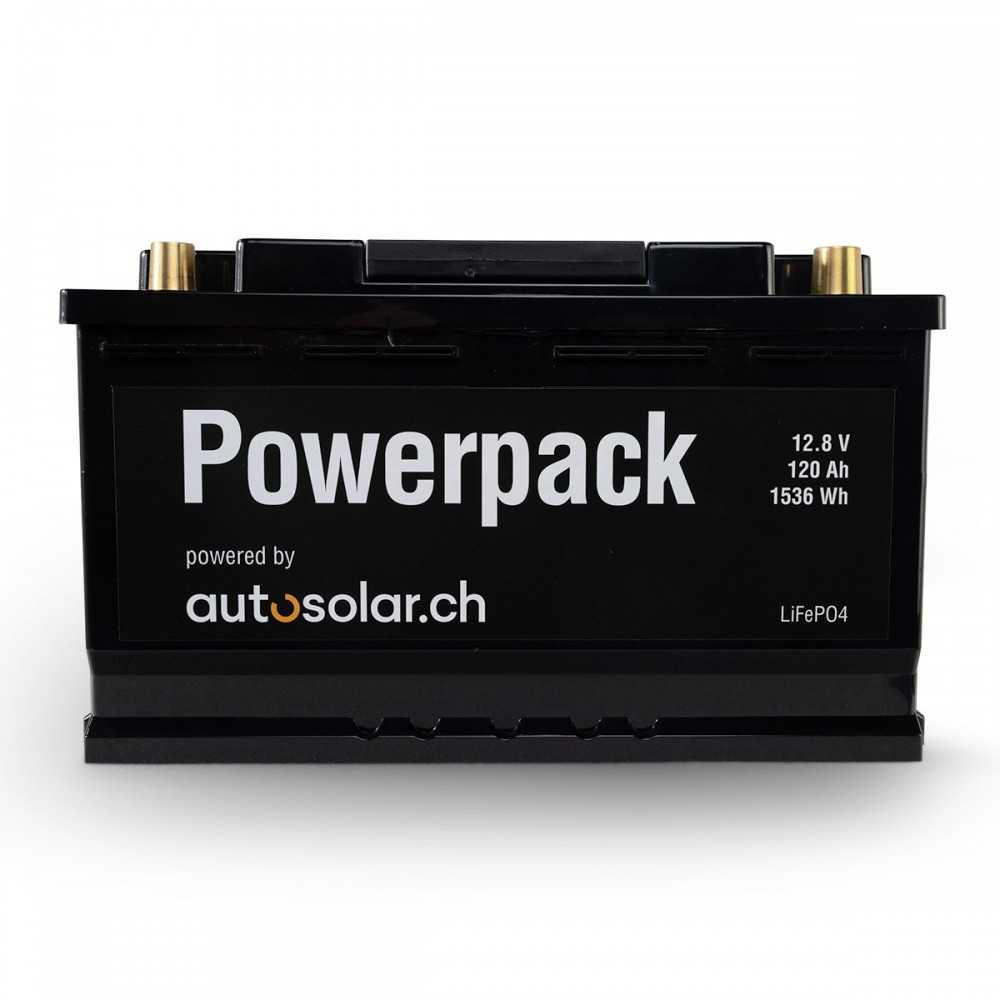 Batterie au lithium 120 Ah - Batterie solaire LiFePO4 avec application