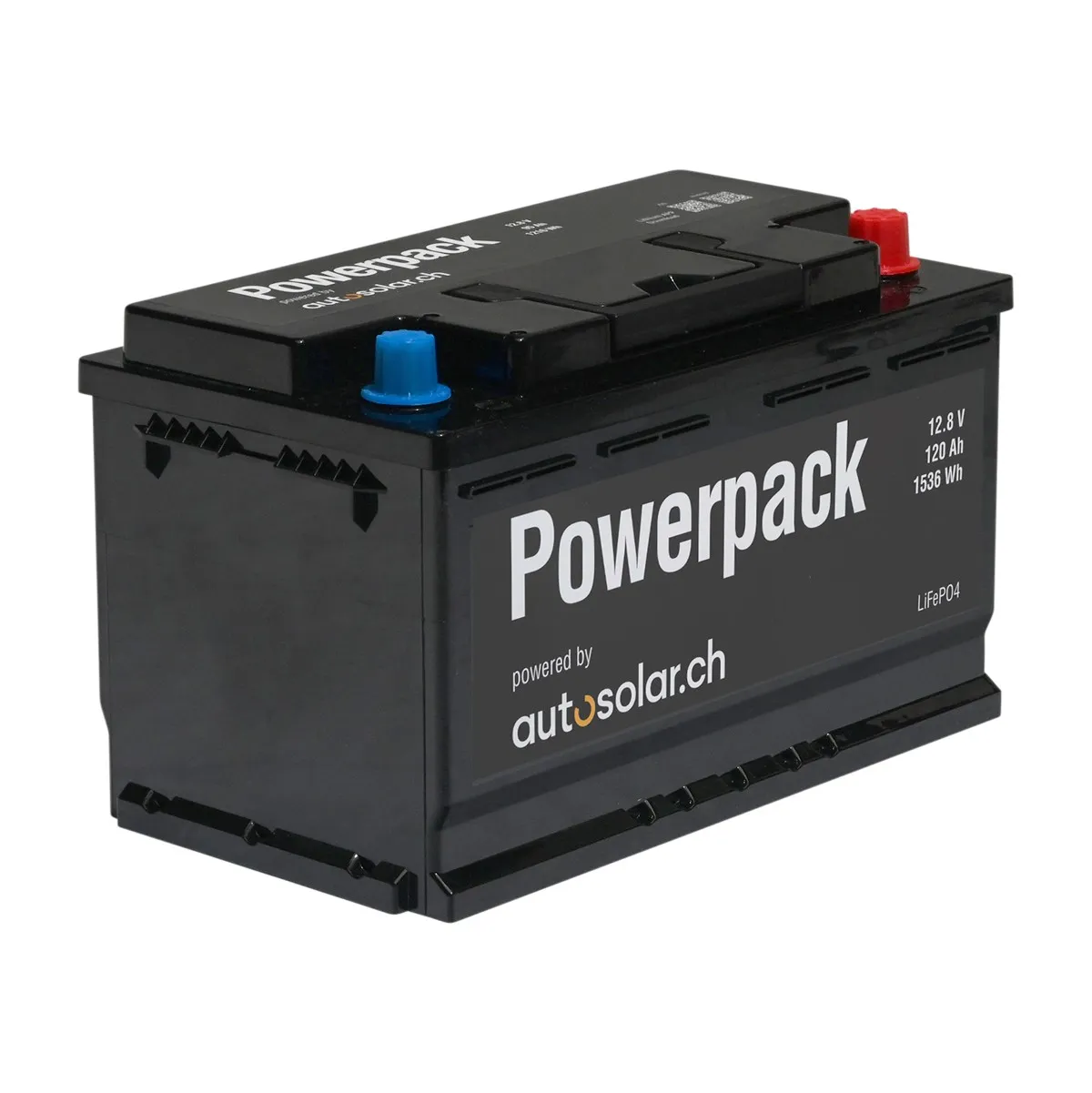 Lithium-Batterie 120 Ah (entspricht 240Ah einer AGM Batterie) - LiFePo4-Solarbatterie mit App
