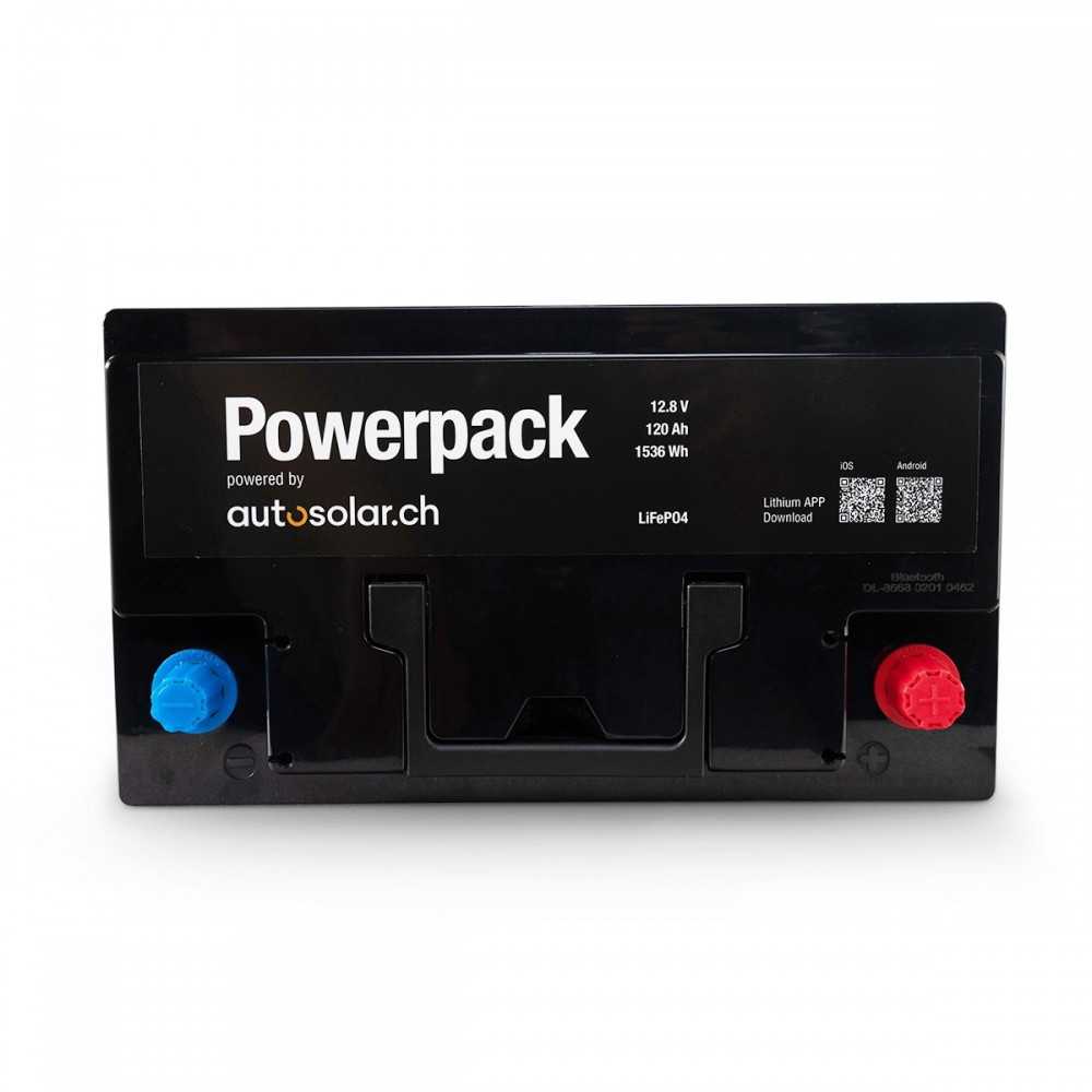 Batterie au lithium 120 Ah - Batterie solaire LiFePO4 avec application