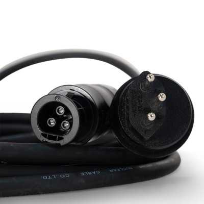Solar cable for module inverters with CH plug