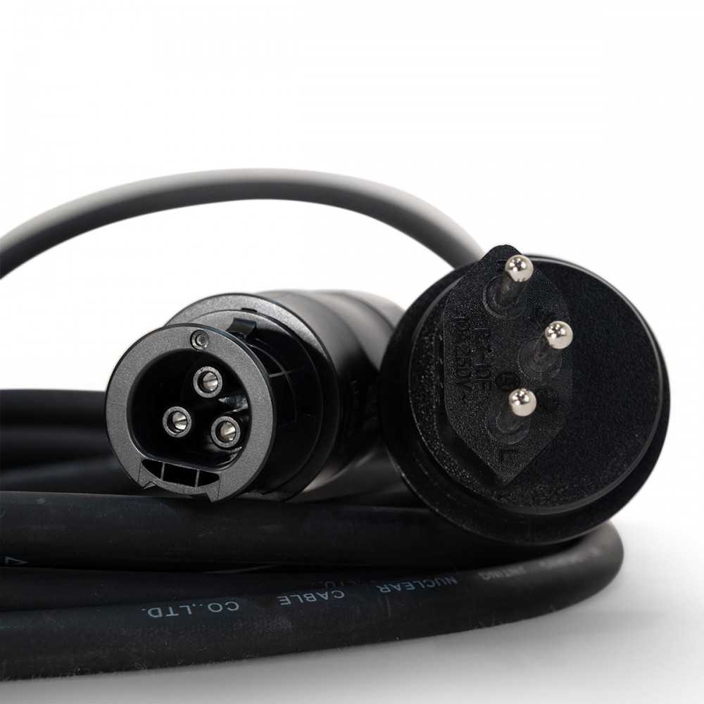 Solar cable for module inverters with CH plug