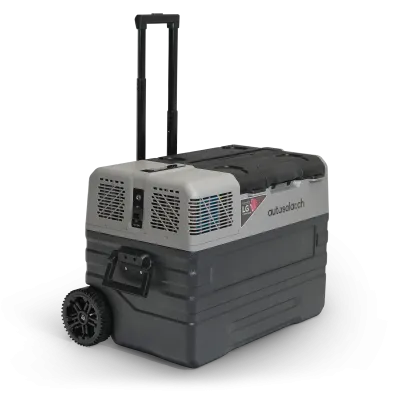Kompressor Kühlbox 40l mit abnehmbaren Rollen und Griff- AutoSolar.ch