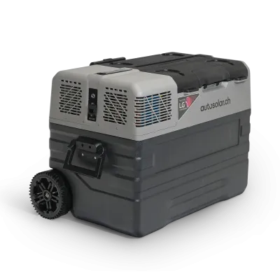 Kompressor Kühlbox 40l mit abnehmbaren Rollen und Griff- AutoSolar.ch