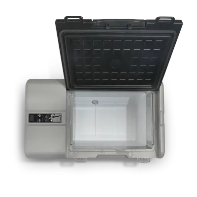 AutoSolar Solarkühlbox 42L mit Batterie - Kompressor Solarkühlschrank 42  Liter