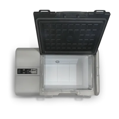 Kompressor Kühlbox 40l mit abnehmbaren Rollen und Griff- AutoSolar.ch