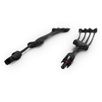 Kit de distribution en 4 parties avec connecteur de module de 4e génération (MC4) pour panneaux solaires