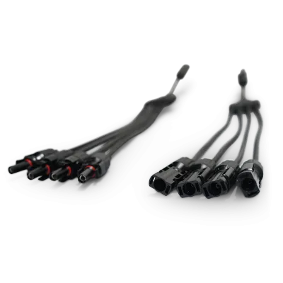 Kit de distribution en 4 parties avec connecteur de module de 4e génération (MC4) pour panneaux solaires