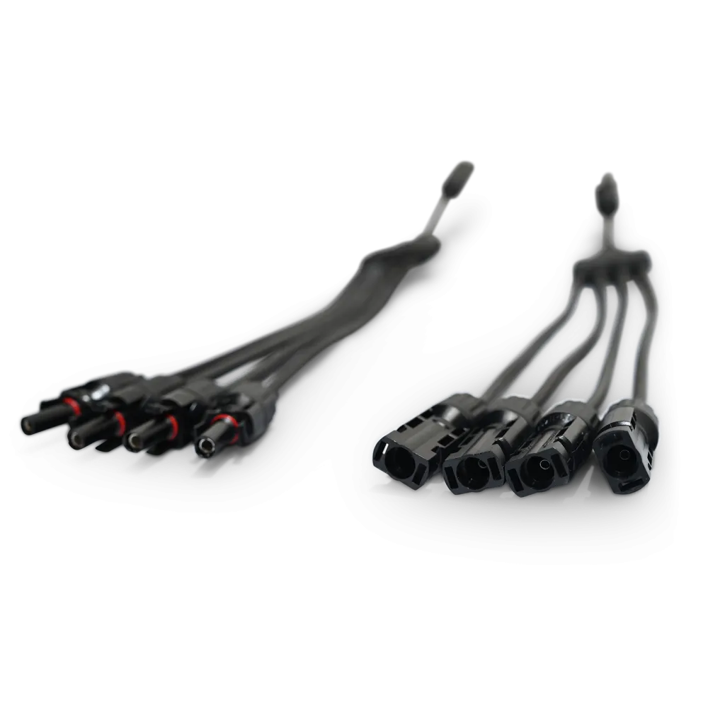 Kit de distribution en 4 parties avec connecteur de module de 4e génération (MC4) pour panneaux solaires