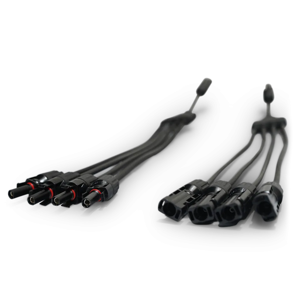 Kit de distribution en 4 parties avec connecteur de module de 4e génération (MC4) pour panneaux solaires