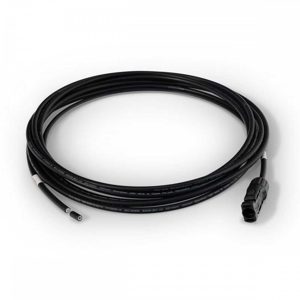 Kabel 6mm2 -- 2 x 6m - Solarkabel UV-beständig mit Module Connection 4. Generation (MC4) Solarstecker Kabel 6mm2 -- 2 x 6m - Solarkabel UV-beständig mit Module Connection 4. Generation (MC4) Solarstecker