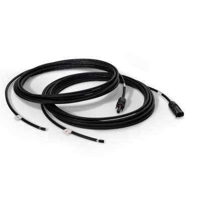6mm² cable -- 2 x 6m - UV-resistant solar cable with 4th generation module connection (MC4) solar connectors