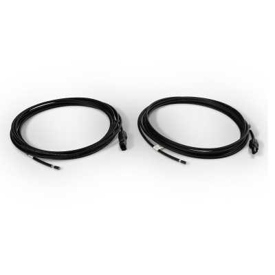 Solar cable 4mm² -- 2 x 5m - UV-resistant solar cable with 4th generation module connection (MC4) solar connectors