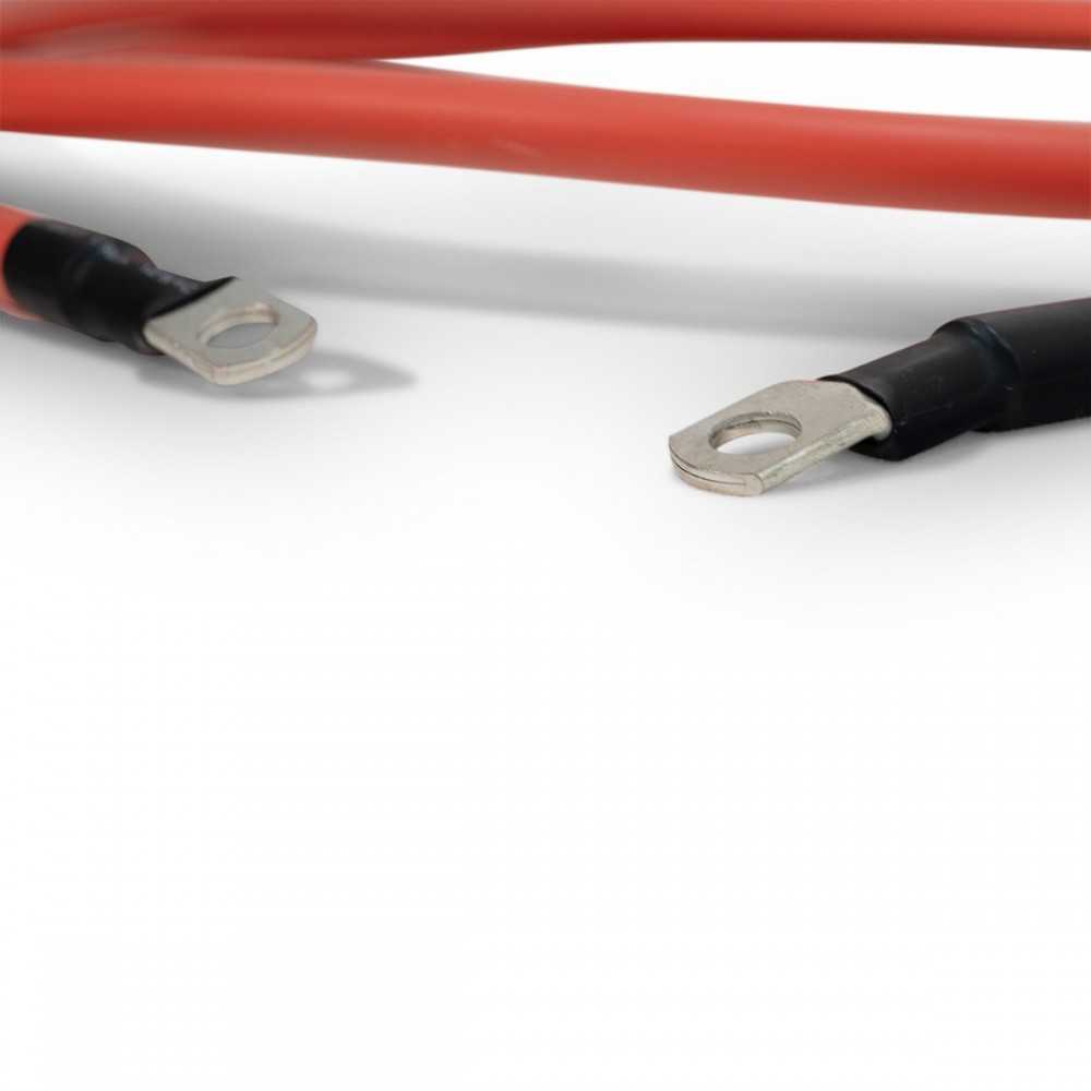 Câble de connexion 25 mm² 2 m avec cosses à anneau